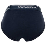 DOLCE & GABBANA Men's Briefs, Pack of 2 - Continuative Medio Brief, Stretch Cotton – 3/3