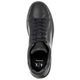 A|X ARMANI EXCHANGE men's sneaker - Action Leather, trainer, low, real leather – 9/10