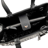 A|X ARMANI EXCHANGE Damen Handtasche - Shopper Liz Pebble, Allover-Prägung, 23x33x15,5cm (HxBxT) – 5/5