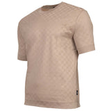 JOOP! Men’s T-Shirt - Varo, Crew Neck, Short-Sleeved, Cornflower Allover, Cotton – 2/3