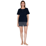 JOOP! women's T-shirt with logo print - cosy, short-sleeved, round neck, cotton stretch – 5/5