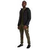 ellesse men's jacket LOMBARDY - quilted jacket, padded, hood, zipper, logo, uni – 2/3