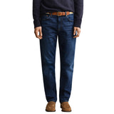 GANT Herren Jeans - Regular Fit, Komfortstretch, Indigio-Waschung, Five-Pocket, Länge 32 – 2/4