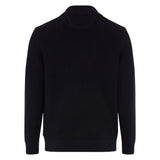 Brax Herren Strickjacke mit Stehkragen - John, Baumwolle-Wollmix, Strukturstrick – 2/3