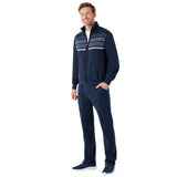 hajo Men’s Leisure Suit - Premium Comfort, Loungewear Two-Piece with Zip, Cotton Blend – 3/4