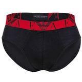EMPORIO ARMANI Herren Slips, 3er Pack - BOLD MONOGRAM, Briefs, Stretch Cotton – 4/7