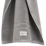 GANT Towel - Premium Towel, Terry, Cotton, Logo, Plain-Coloured – 3/4