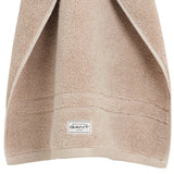 GANT Handtuch - Premium Towel, Frottee, Baumwolle, Logo, einfarbig – 3/4