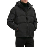 Marc O'Polo Men’s Winter Jacket - Short Puffer Jacket, Down Jacket, Detachable Hood, Water-Repellent – 2/5