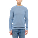 MUSTANG Herren Strickpullover - Elliot, Flat Knit, Baumwolle, Rundhals, einfarbig – 3/3