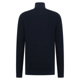 MUSTANG Men’s Knitted Sweater - Everett, Troyer Zip Collar, Regular Fit, Cotton – 2/3