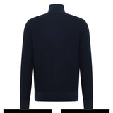 MUSTANG Men’s Knitted Cardigan - Escondido, Stand-Up Collar, Zip, Regular Fit, Cotton – 2/3