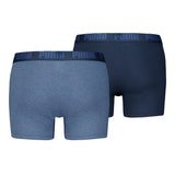 PUMA Men's Boxer Shorts 2-Pack - Everyday Basic Boxers 2P, Cotton Stretch, Plain – 2/3