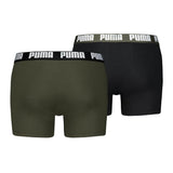 PUMA Men's Boxer Shorts 2-Pack - Everyday Basic Boxers 2P, Cotton Stretch, Plain – 2/3