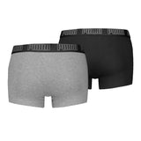 PUMA Men's Boxer Shorts 2-Pack - Everyday Trunks  2P, Cotton Stretch, Plain – 2/3