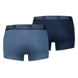PUMA Men's Boxer Shorts 2-Pack - Everyday Trunks  2P, Cotton Stretch, Plain – 2/3