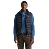 GANT Men’s Down Vest - LIGHT DOWN VEST, Quilted Vest, Water-Repellent, Regular Fit – 4/7