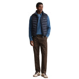 GANT Men’s Down Vest - LIGHT DOWN VEST, Quilted Vest, Water-Repellent, Regular Fit – 7/7