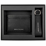 A|X ARMANI EXCHANGE Men’s Card Holder and Keyring - Gift Set, Genuine Leather, 17.8x19x2.3cm (HxWxD) – 7/7
