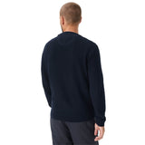 Brax Herren Strickpullover - Roy, Rundhals, Baumwolle-Wollmix, Strukturstrick – 5/8