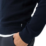 Brax Herren Strickpullover - Roy, Rundhals, Baumwolle-Wollmix, Strukturstrick – 6/8