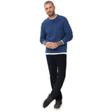 Brax Herren Strickpullover - Roy, Rundhals, Baumwolle-Wollmix, Strukturstrick – 8/8