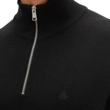 Marc O'Polo Men’s Knit Sweater with Troyer Collar - Knit Pullover, Regular Fit, Cotton-Virgin Wool Blend – 4/5