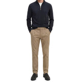 Marc O'Polo Men’s Knit Sweater with Troyer Collar - Knit Pullover, Regular Fit, Cotton-Virgin Wool Blend – 5/5
