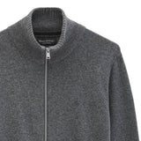 Marc O'Polo Men’s Knit Cardigan with Stand-Up Collar - Knit Cardigan, Regular Fit, Cotton-Virgin Wool Blend – 2/3