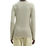 Marc O'Polo Damen Langarmshirt - Jersey T-Shirts Longsleeve, Ringelshirt, Rundhals, Baumwolle – 3/5