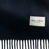 Marc O'Polo Damen Schal - Scarf, gewebter Wollschal, Twill, lange Fransen, ca. 30 x 190 cm – 3/4