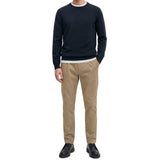 Marc O'Polo Men’s Knit Sweater - Knit Pullover, Crew Neck, Cotton-Virgin Wool Blend, Regular Fit – 5/5