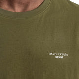 Marc O'Polo Denim Men’s T-Shirts, 2-Pack - T-Shirt Logo Print, Crew Neck, Organic Cotton – 6/7