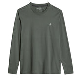 Marc O'Polo Men’s Long-Sleeved Shirt, 2-Pack - Longsleeve, Crew Neck, Organic Cotton, Shaped Fit – 2/3