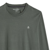 Marc O'Polo Men’s Long-Sleeved Shirt, 2-Pack - Longsleeve, Crew Neck, Organic Cotton, Shaped Fit – 3/3
