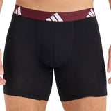 adidas men's boxer shorts, 3-pack - Boxer Briefs, Active Flex Cotton, Logo – 3/5