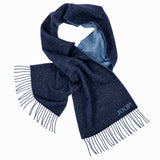 JOOP! Herren Schal mit Wolle - Larsen, Wendeschal, Logo – 2/3