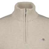GANT Herren Strickpullover - CLASSIC COTTON HALF-ZIP, Troyer, Baumwolle – 3/3