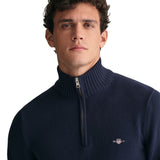 GANT Herren Strickpullover - CLASSIC COTTON HALF-ZIP, Troyer, Baumwolle – 4/5