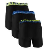 UNDER ARMOUR Herren Boxershorts, 3er Pack - Performance Cotton Boxer Briefs Ombre Solid 6 in, Stretch, Baumwollmischung – 2/5