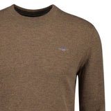 GANT Men Knit Sweater - SUPERFINE LAMBSWOOL C-NECK, Crew Neck, Wool – 2/3
