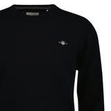 GANT Men Knit Sweater - SUPERFINE LAMBSWOOL C-NECK, Crew Neck, Wool – 2/3