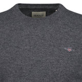 GANT Men Knit Sweater - SUPERFINE LAMBSWOOL C-NECK, Crew Neck, Wool – 3/3