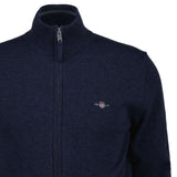 GANT Men Cardigan - SUPERFINE LAMBSWOOL ZIP CARDIGAN, Stand-Up Collar, Wool – 3/3