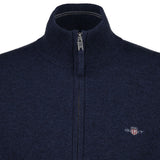 GANT Men Cardigan - SUPERFINE LAMBSWOOL ZIP CARDIGAN, Stand-Up Collar, Wool – 2/3