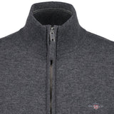GANT Men Cardigan - SUPERFINE LAMBSWOOL ZIP CARDIGAN, Stand-Up Collar, Wool – 3/3
