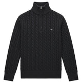 GANT Men Knit Sweater - COTTON CABLE HALF ZIP, Cable Knit, Half-Zip Sweater, Cotton – 2/6