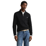 GANT Men Knit Sweater - COTTON CABLE HALF ZIP, Cable Knit, Half-Zip Sweater, Cotton – 3/6