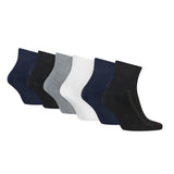 Levi's Unisex Quartersocken, 6er Pack - Mid Cut Orange Tab 6P ECOM, Baumwollmischung – 2/4