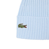 LACOSTE Unisex Mütze - Strickmütze, Beanie, Wolle, Logo-Patch, One Size – 2/3